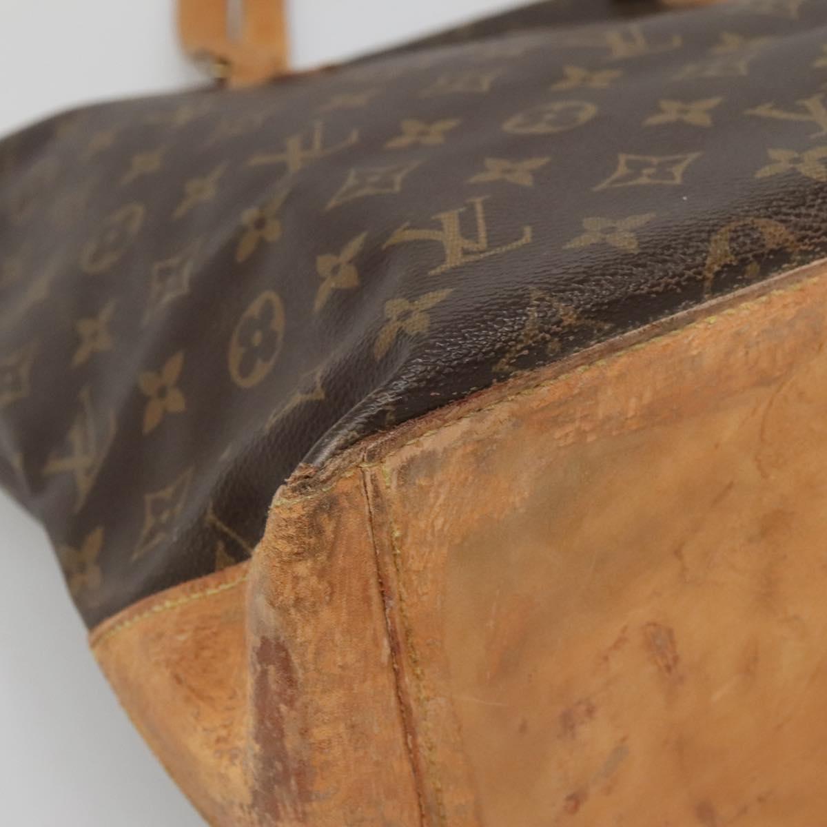 LOUIS VUITTON Monogram Cabas Mezzo Tote Bag M51151 LV Auth 128725
