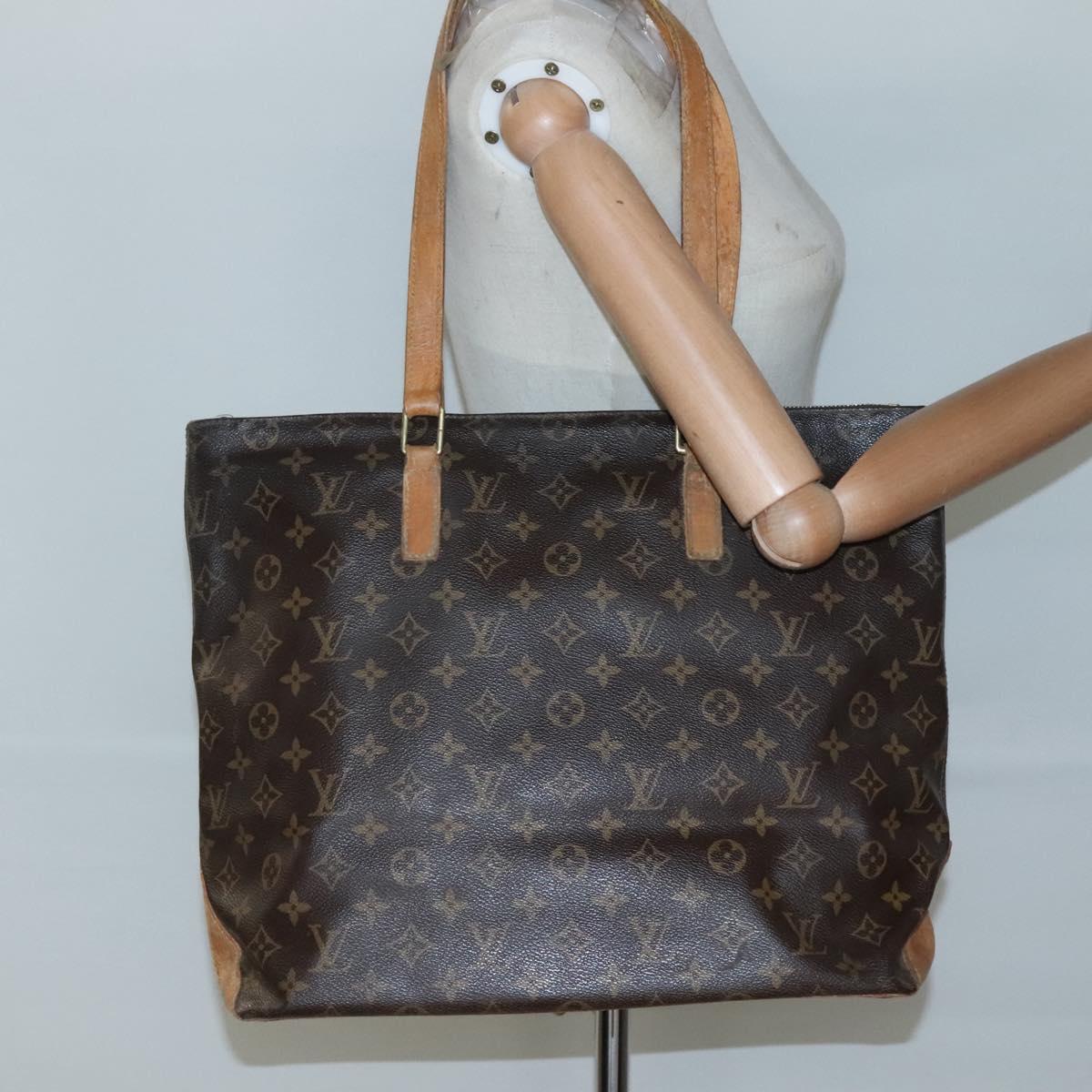 LOUIS VUITTON Monogram Cabas Mezzo Tote Bag M51151 LV Auth 128725
