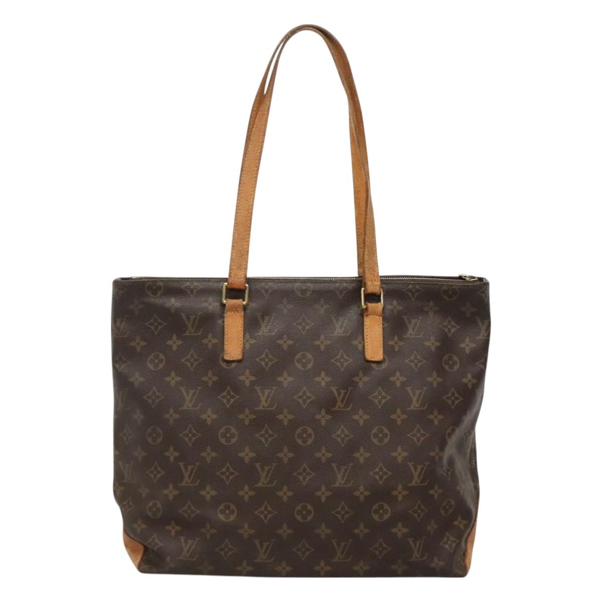 LOUIS VUITTON Monogram Cabas Mezzo Tote Bag M51151 LV Auth 128725