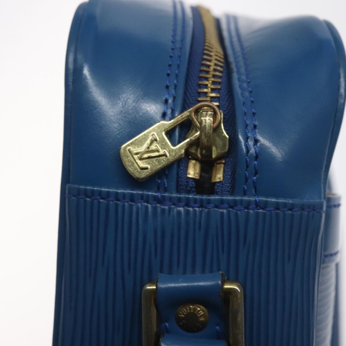 LOUIS VUITTON Epi Trocadero 27 Shoulder Bag Blue M52315 LV Auth 128730