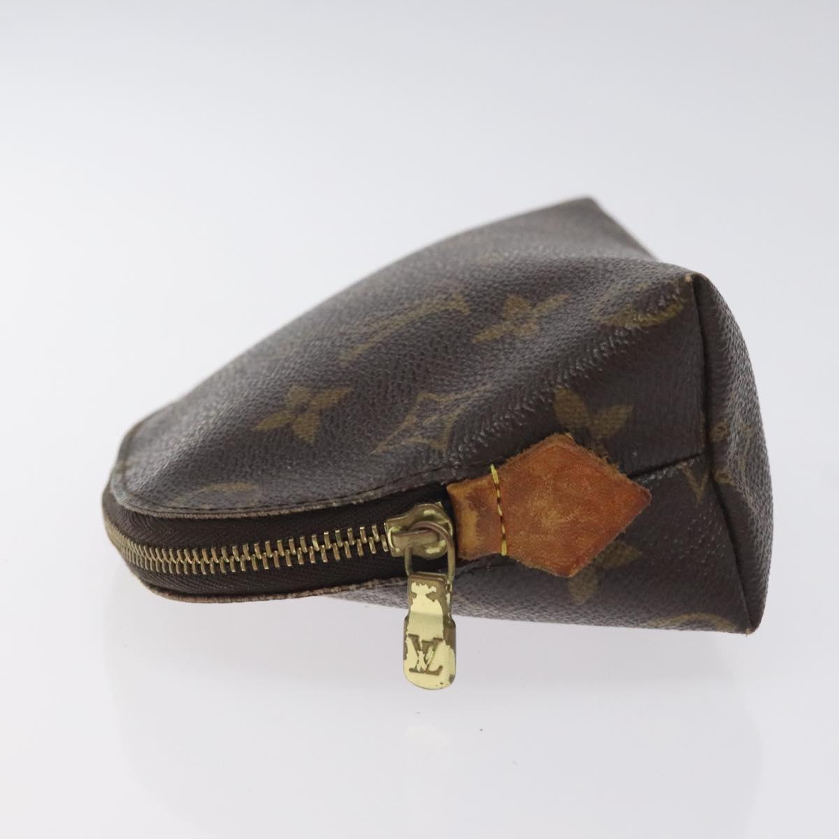 LOUIS VUITTON Monogram Pochette Cosmetic PM Pouch M43998 LV Auth 128746