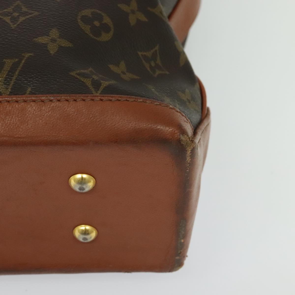 LOUIS VUITTON Monogram Sac Weekend PM Hand Bag M42425 LV Auth 128749