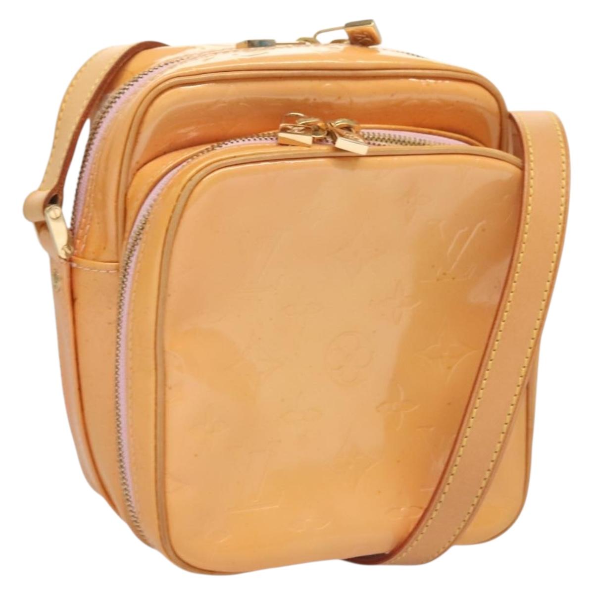 LOUIS VUITTON Monogram Vernis Wooster Bag Marshmallow Pink M91037 Auth 128754