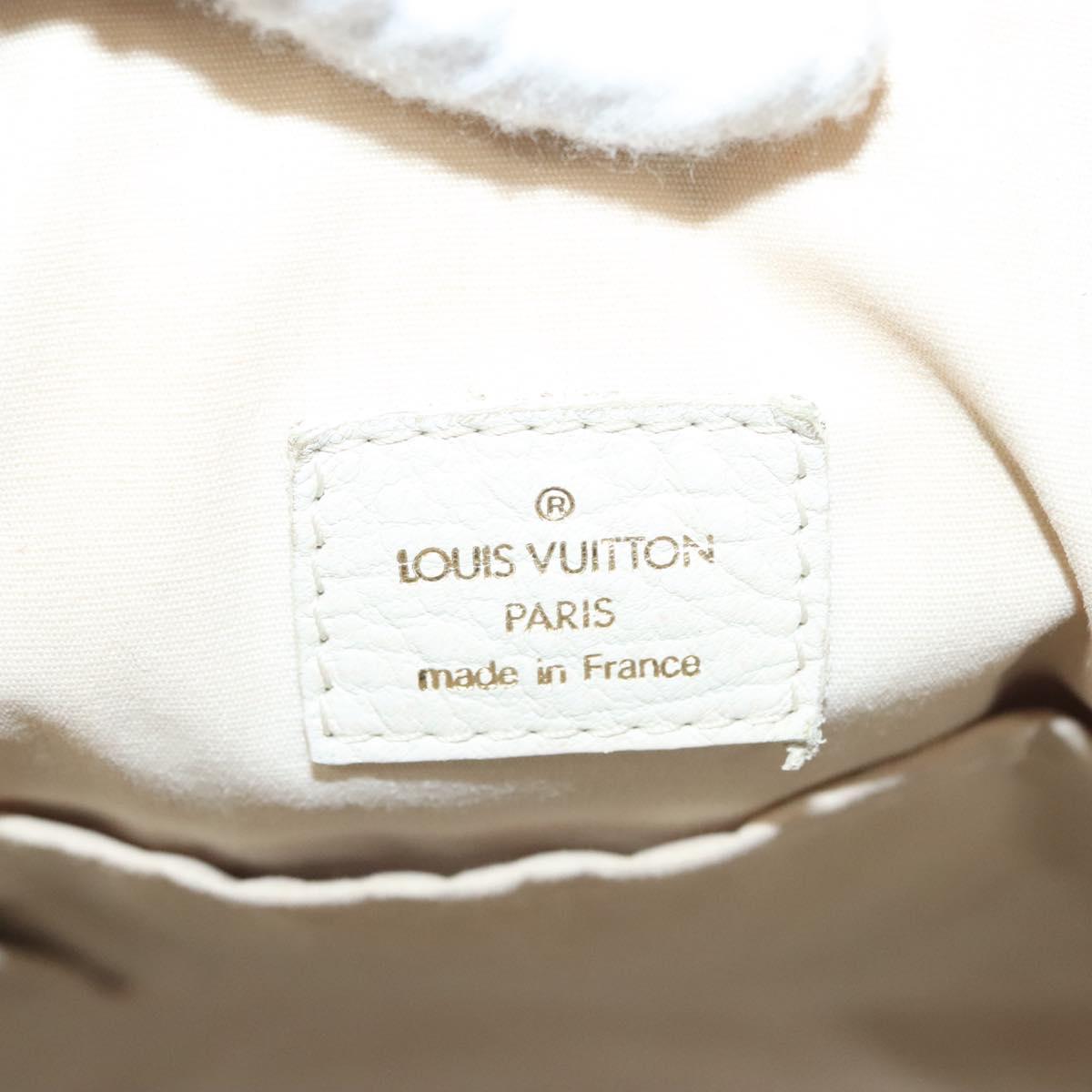 LOUIS VUITTON Mini Lin Croisette Marina PM Bag Pink White M95495 LV Auth 128756