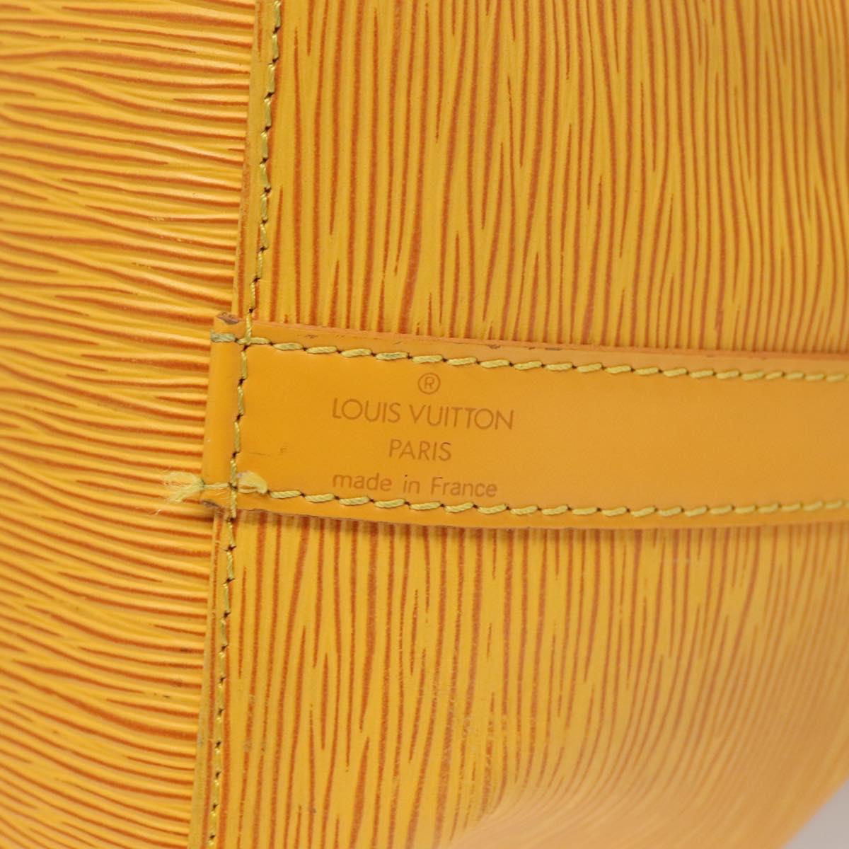 LOUIS VUITTON Epi Petit Noe Shoulder Bag Yellow M44109 LV Auth 128768