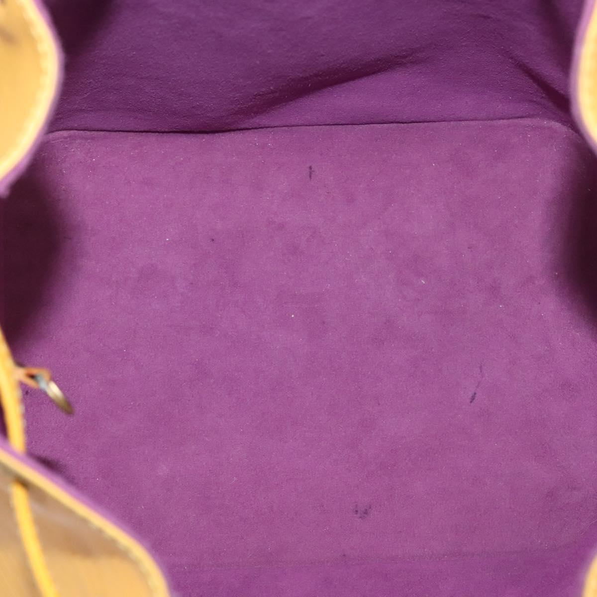 LOUIS VUITTON Epi Petit Noe Shoulder Bag Yellow M44109 LV Auth 128768