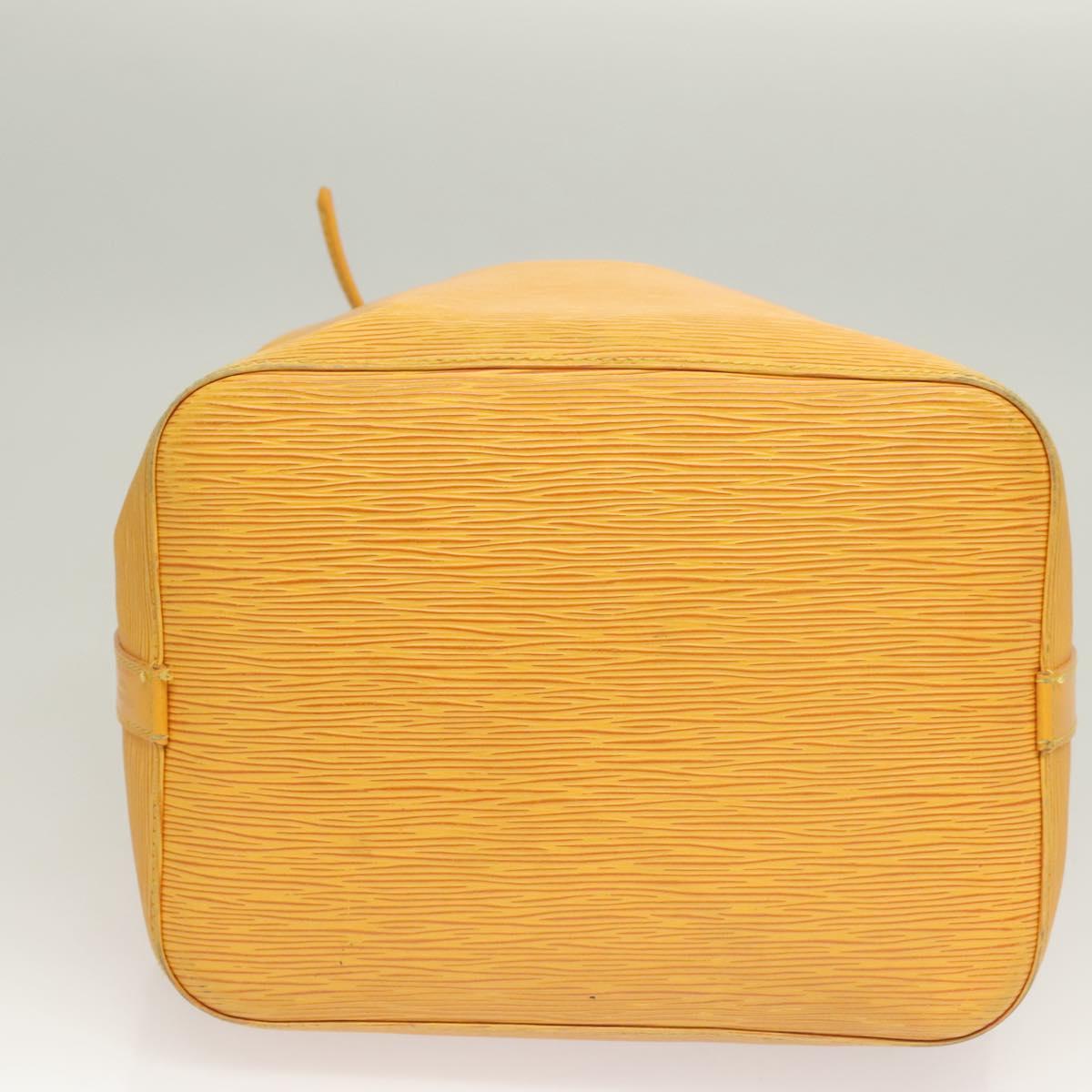 LOUIS VUITTON Epi Petit Noe Shoulder Bag Yellow M44109 LV Auth 128768