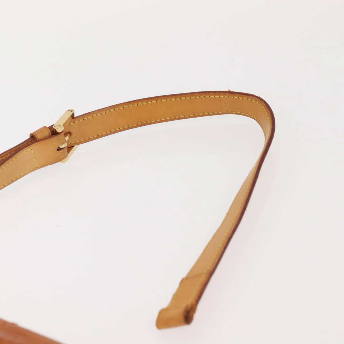 LOUIS VUITTON Monogram Vernis Thompson Street Bag Beige M91301 LV Auth 128772
