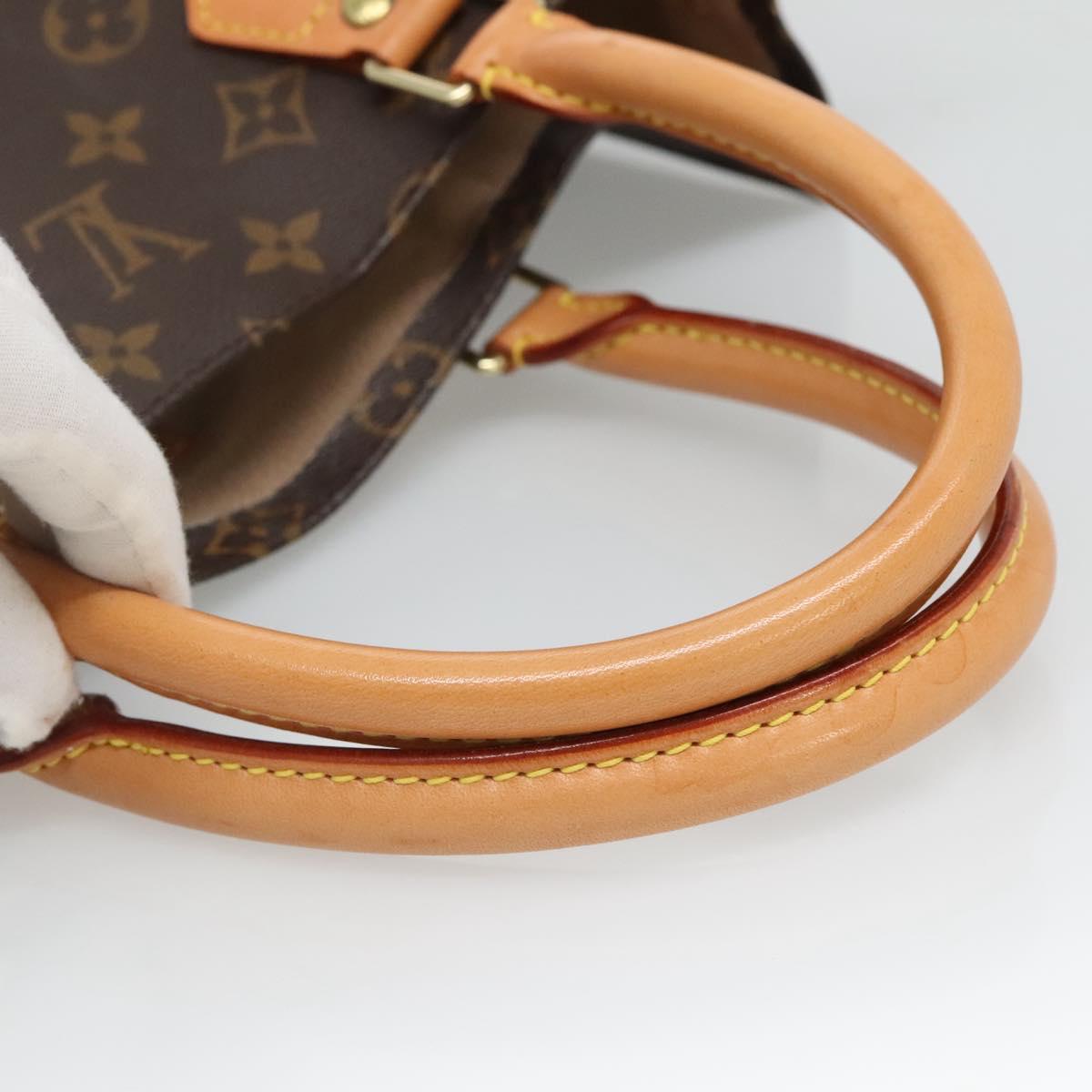 LOUIS VUITTON Monogram Sac Plat Hand Bag M51140 LV Auth 128776