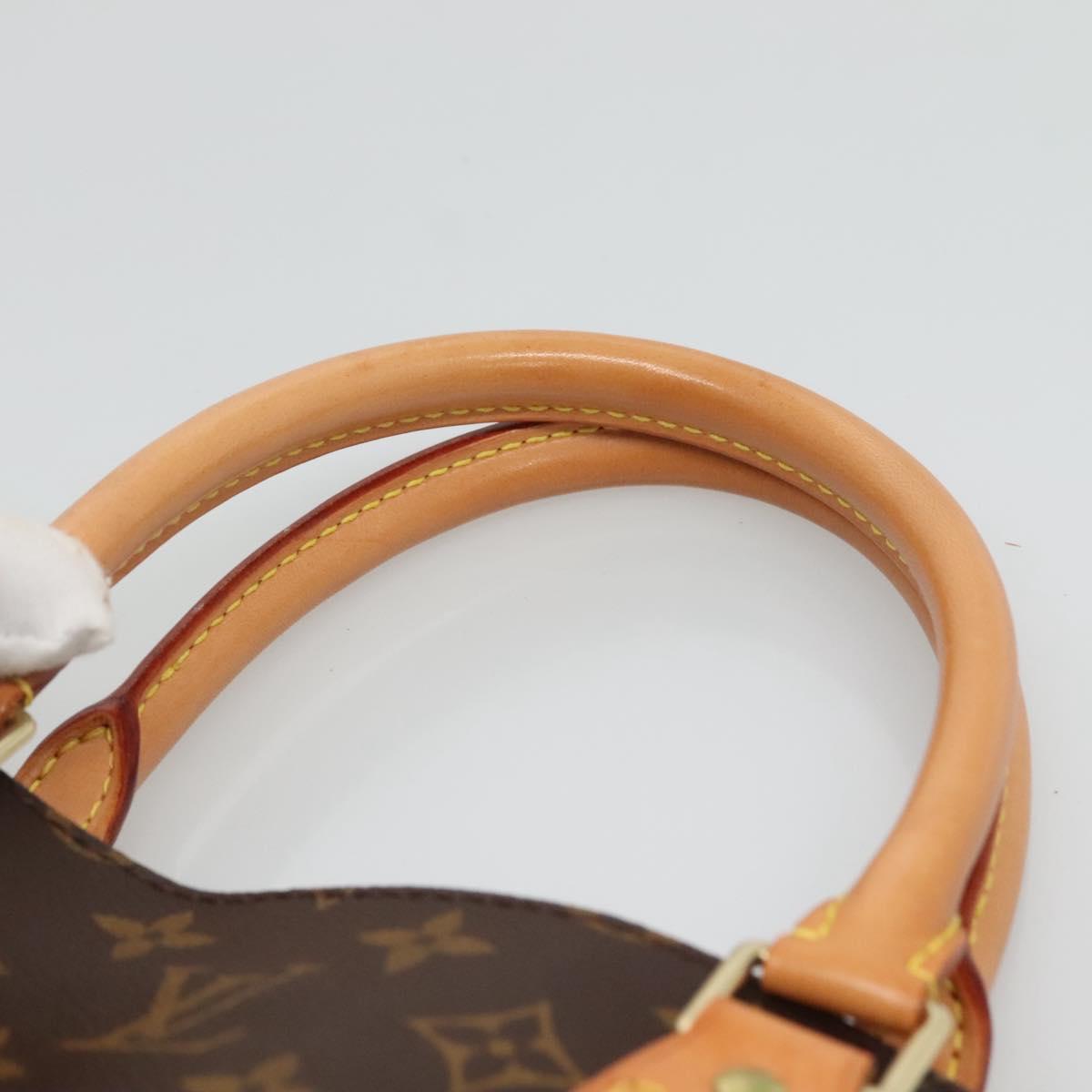 LOUIS VUITTON Monogram Sac Plat Hand Bag M51140 LV Auth 128776