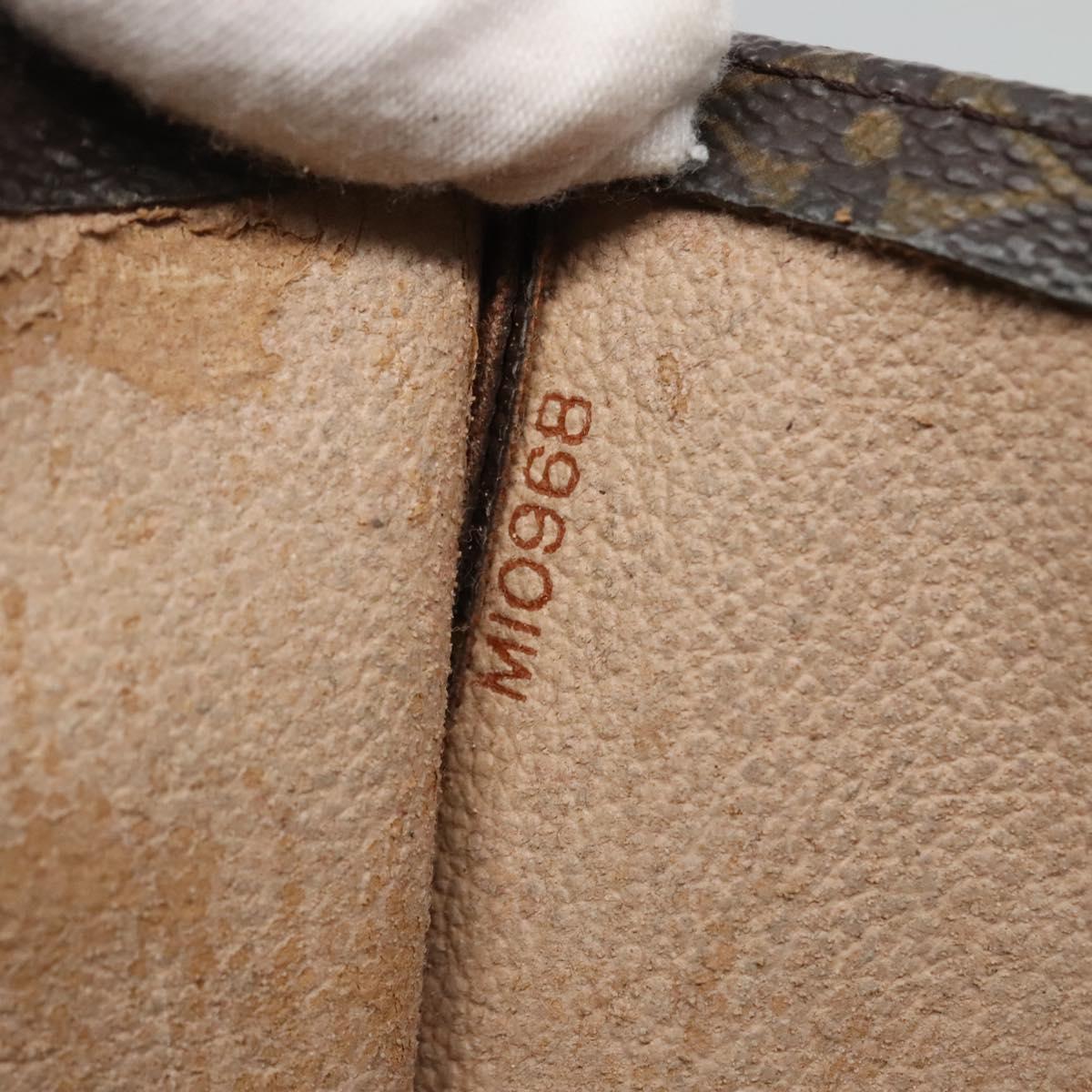 LOUIS VUITTON Monogram Sac Plat Hand Bag M51140 LV Auth 128777