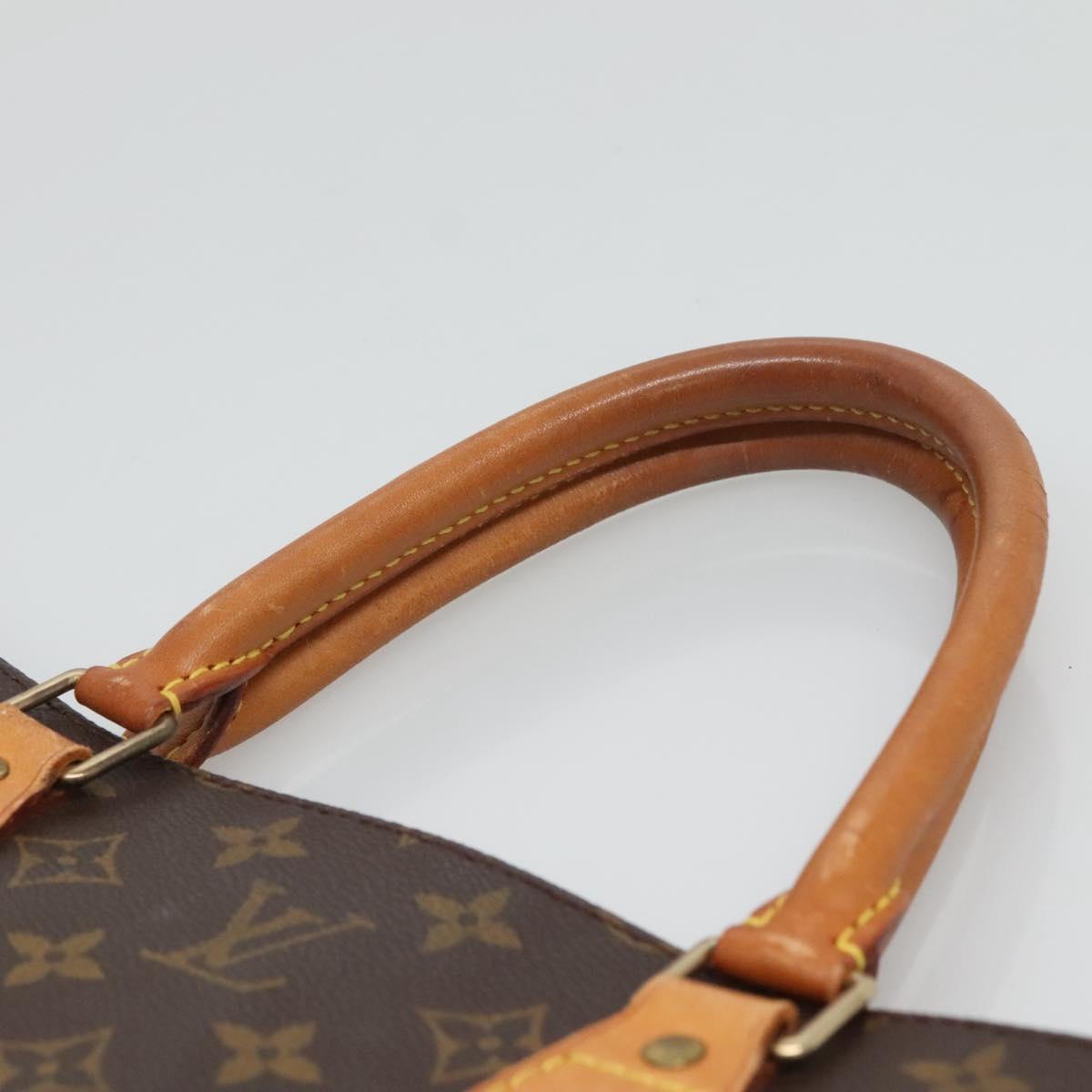 LOUIS VUITTON Monogram Sac Plat Hand Bag M51140 LV Auth 128777