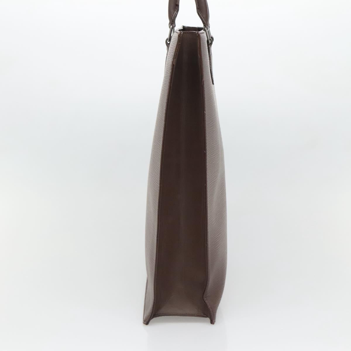 LOUIS VUITTON Epi Sac Plat Hand Bag Mocha M5908D LV Auth 128792
