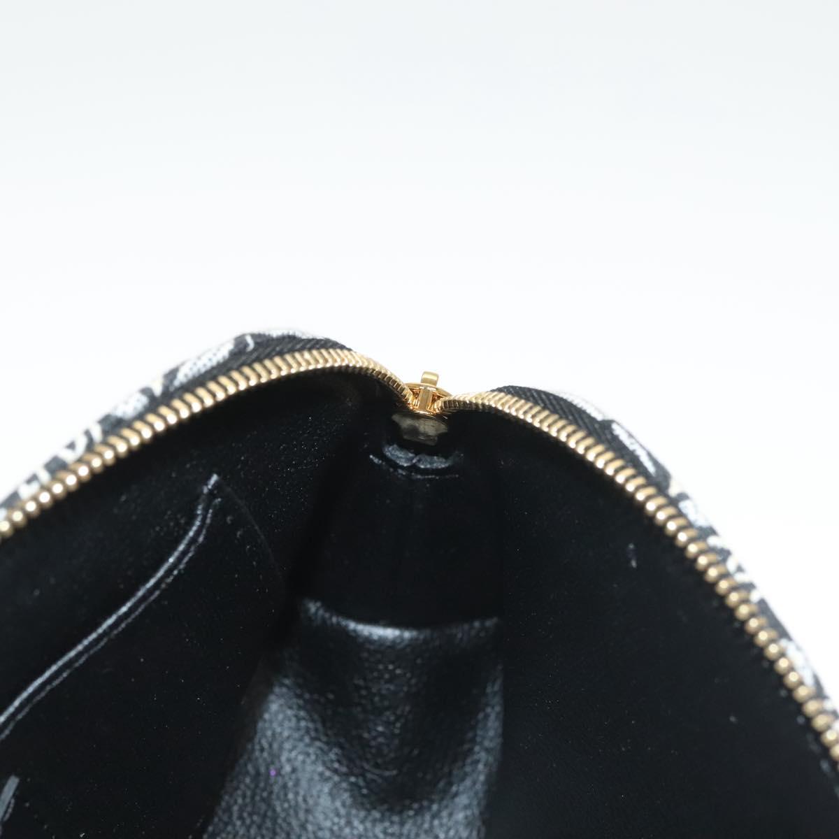 LOUIS VUITTON SINCE1854 Pochette Cosmetic PM Pouch Black M80076 LV Auth 128804M