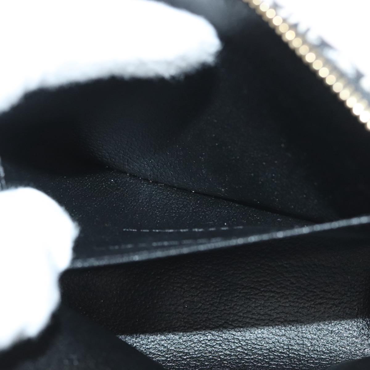 LOUIS VUITTON SINCE1854 Pochette Cosmetic PM Pouch Black M80076 LV Auth 128804M