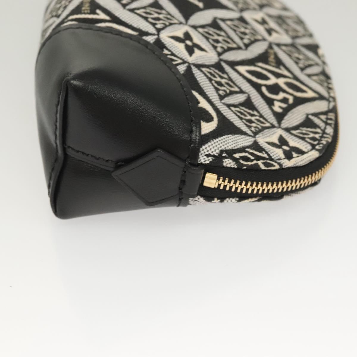 LOUIS VUITTON SINCE1854 Pochette Cosmetic PM Pouch Black M80076 LV Auth 128804M