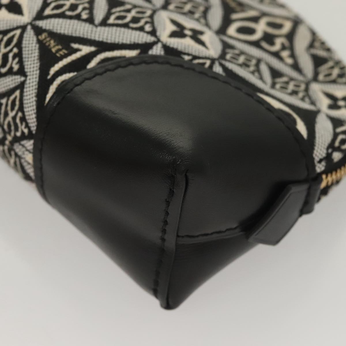 LOUIS VUITTON SINCE1854 Pochette Cosmetic PM Pouch Black M80076 LV Auth 128804M