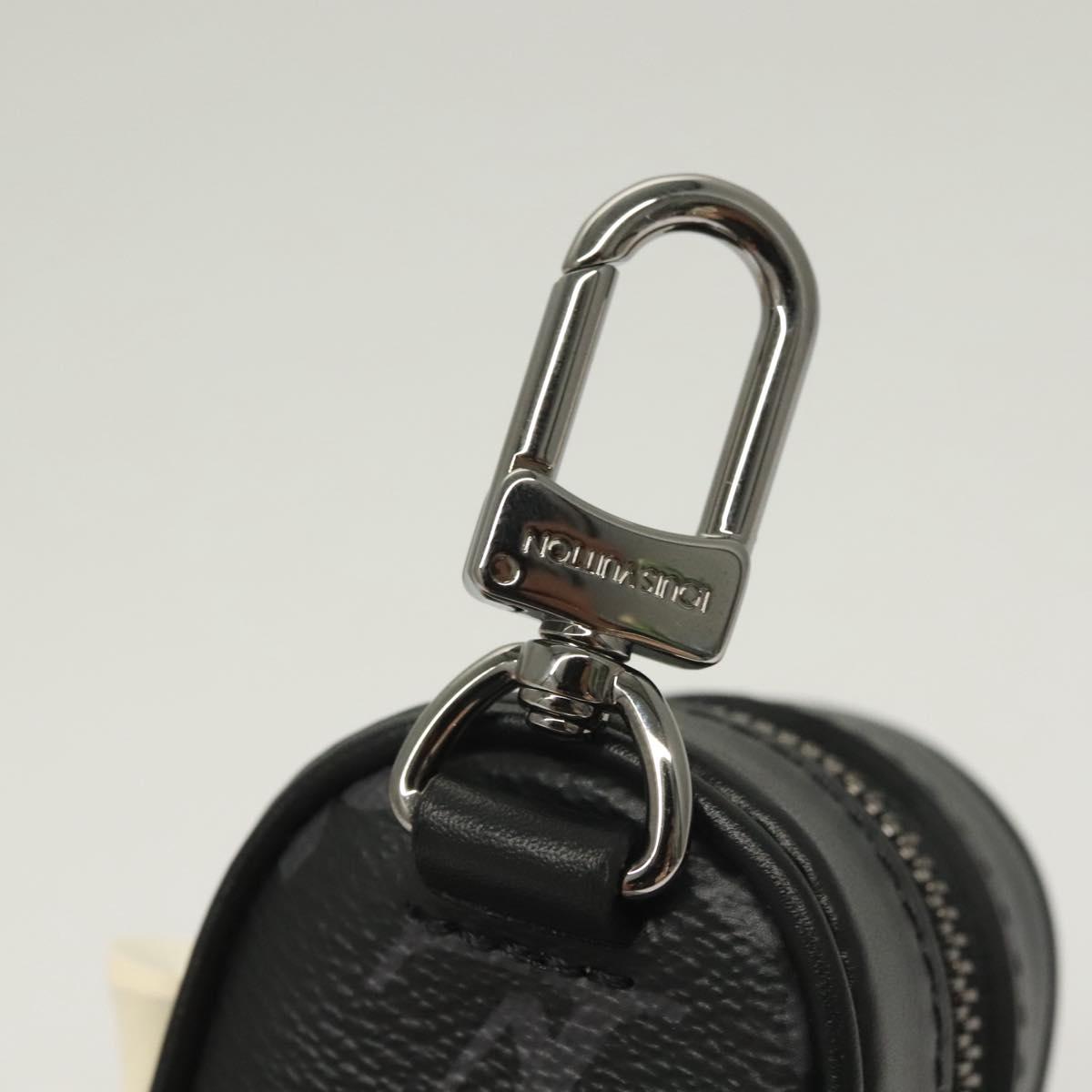 LOUIS VUITTON Monogram Eclipse Set Golf Andrews Bag Charm GI0344 LV Auth 128808M