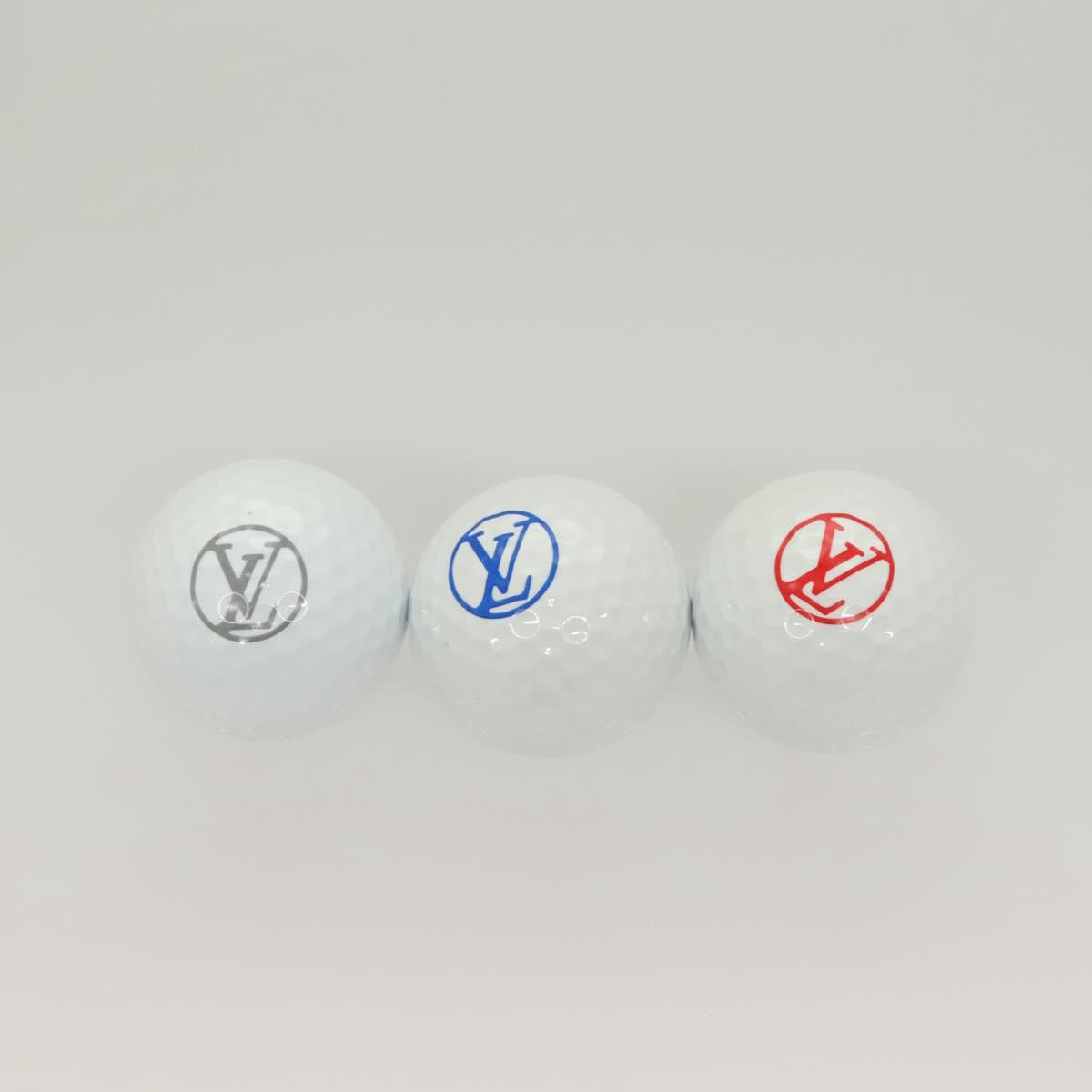 LOUIS VUITTON Monogram Eclipse Set Golf Andrews Bag Charm GI0344 LV Auth 128808M