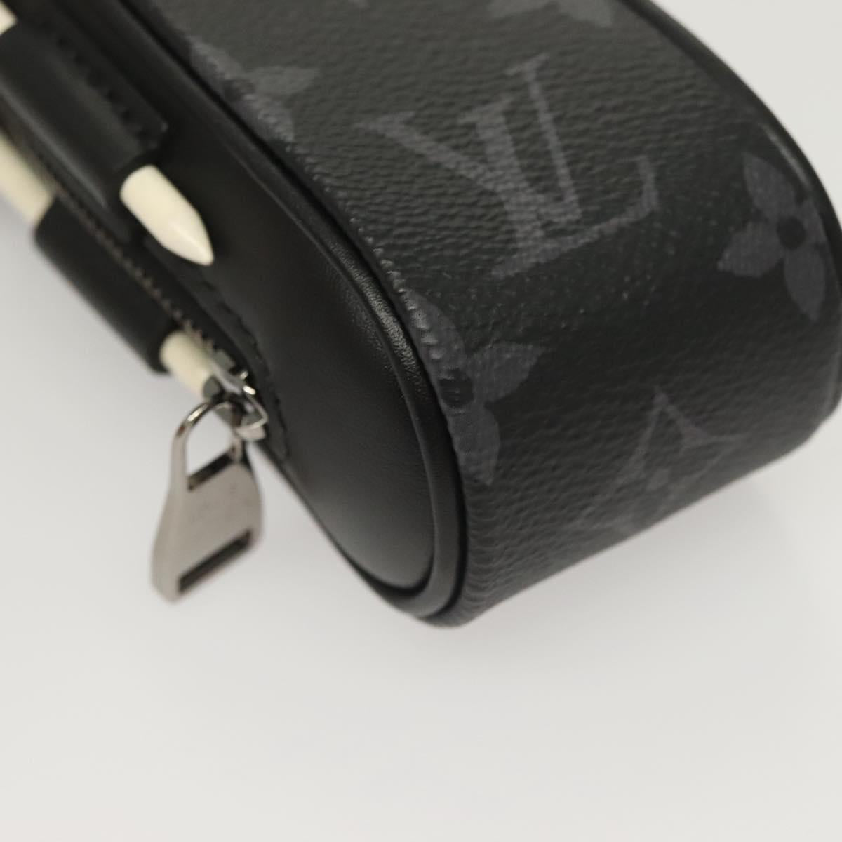 LOUIS VUITTON Monogram Eclipse Set Golf Andrews Bag Charm GI0344 LV Auth 128808M
