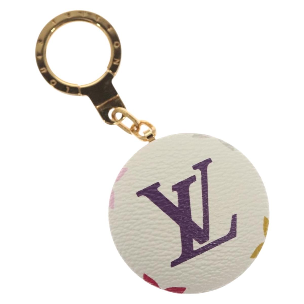 LOUIS VUITTON Monogram Multicolor Astropill Charm White M51911 LV Auth 128811V