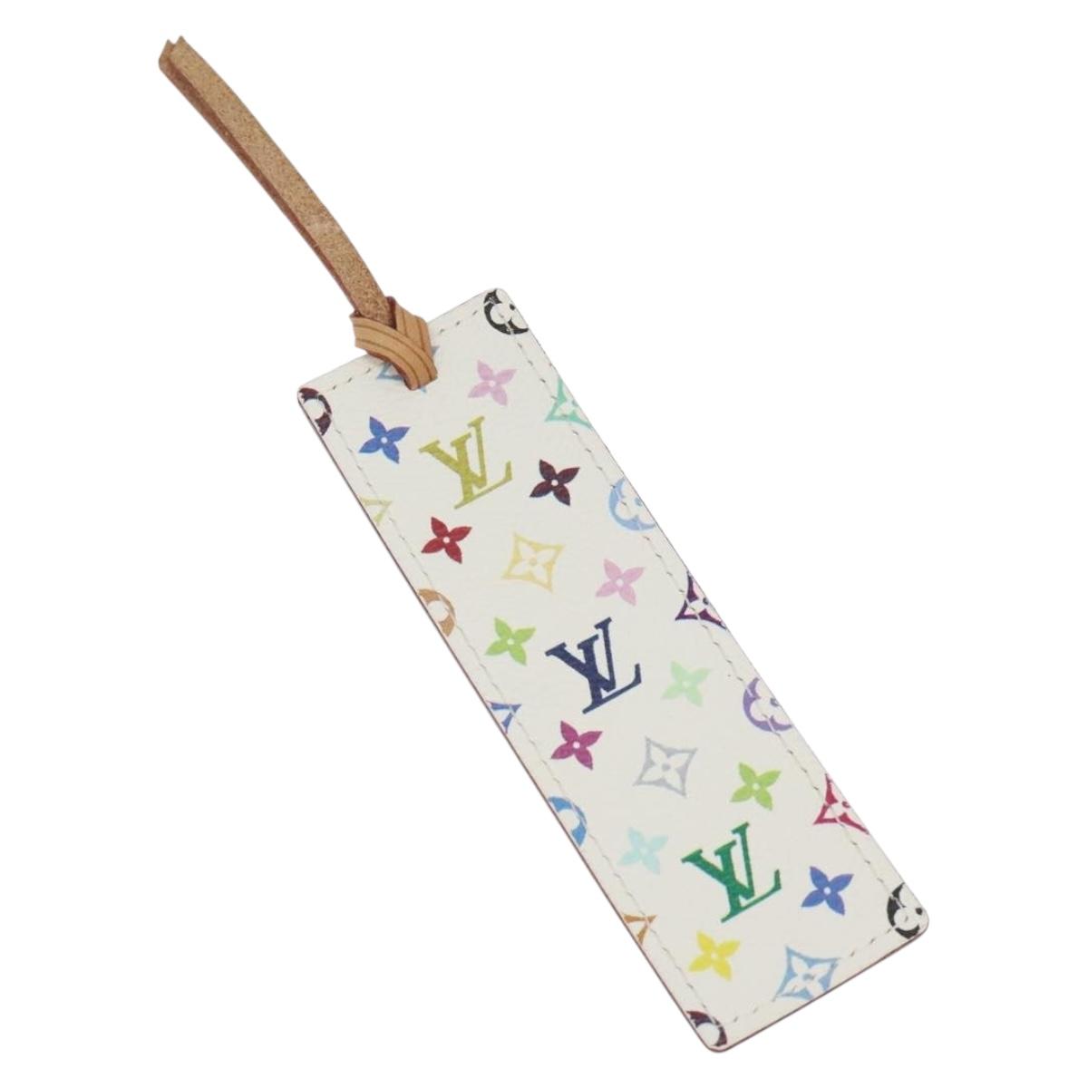LOUIS VUITTON Monogram Multicolor Mark Page Cadu Bookmark M99196 LV Auth 128817V