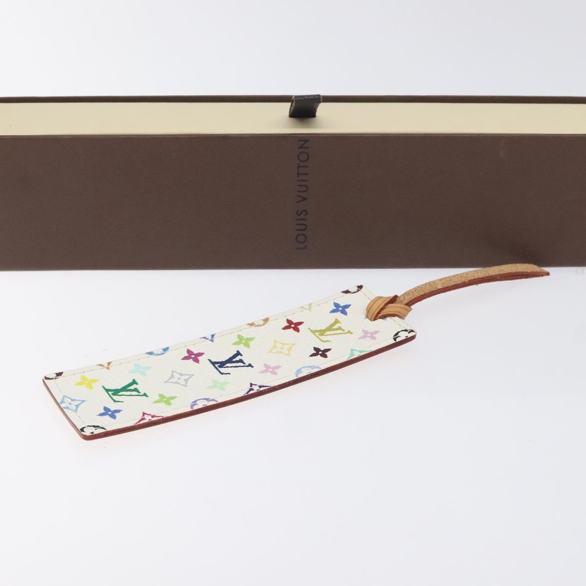 LOUIS VUITTON Monogram Multicolor Mark Page Cadu Bookmark M99196 LV Auth 128817V