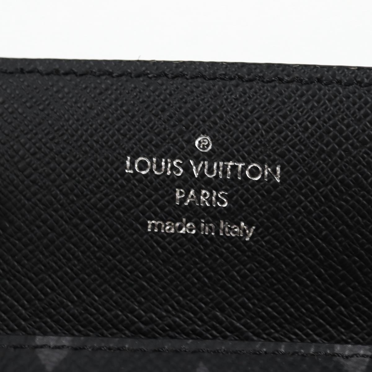 LOUIS VUITTON Monogram Eclipse Porte Cartes On Strap M83155 LV Auth 128825M