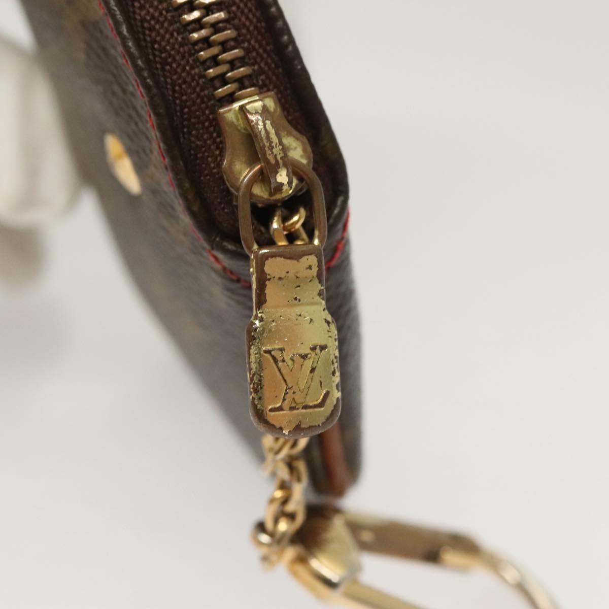LOUIS VUITTON Monogram Cherry Porte Monnaie Ron Coin Purse M95043 Auth 128828