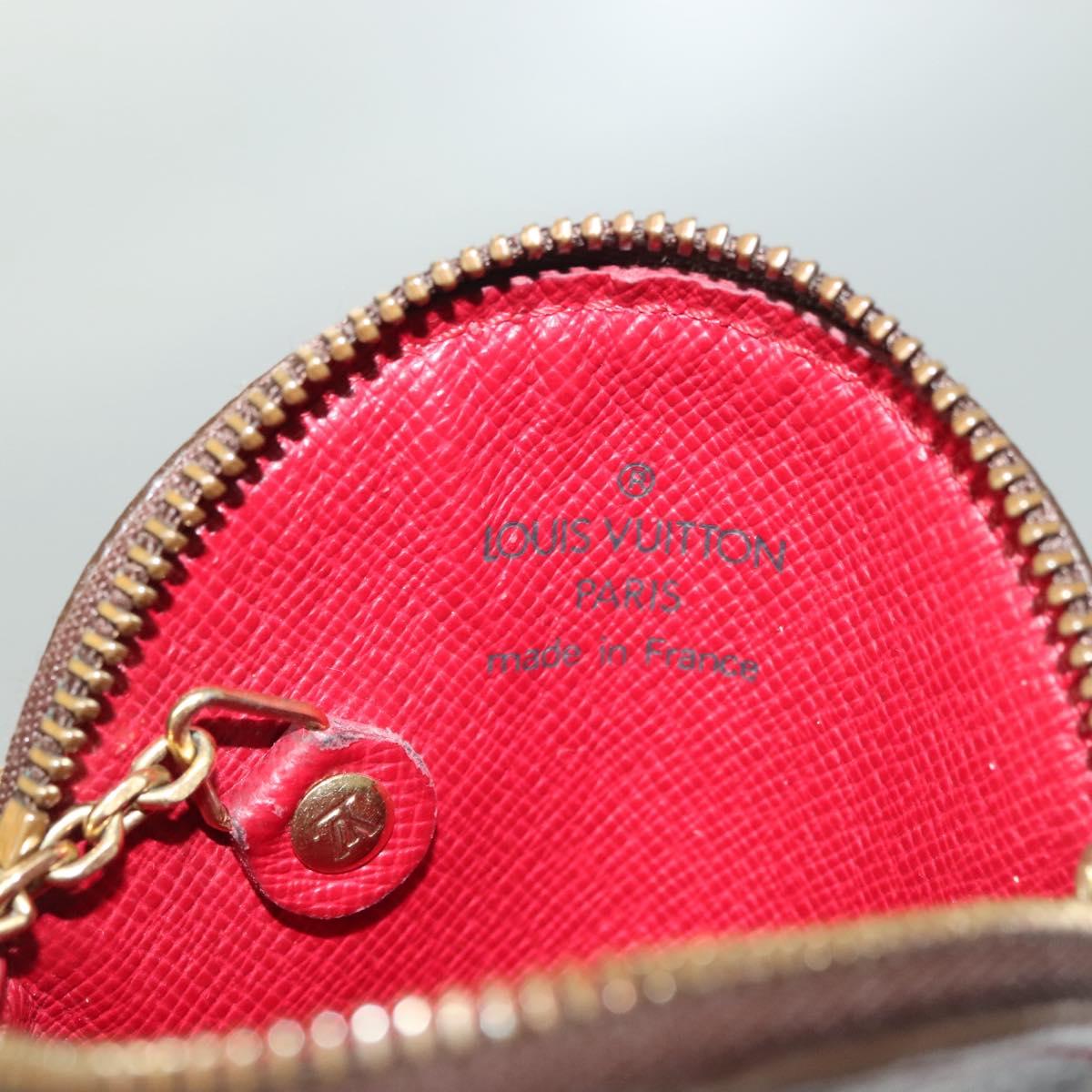 LOUIS VUITTON Monogram Cherry Porte Monnaie Ron Coin Purse M95043 Auth 128828