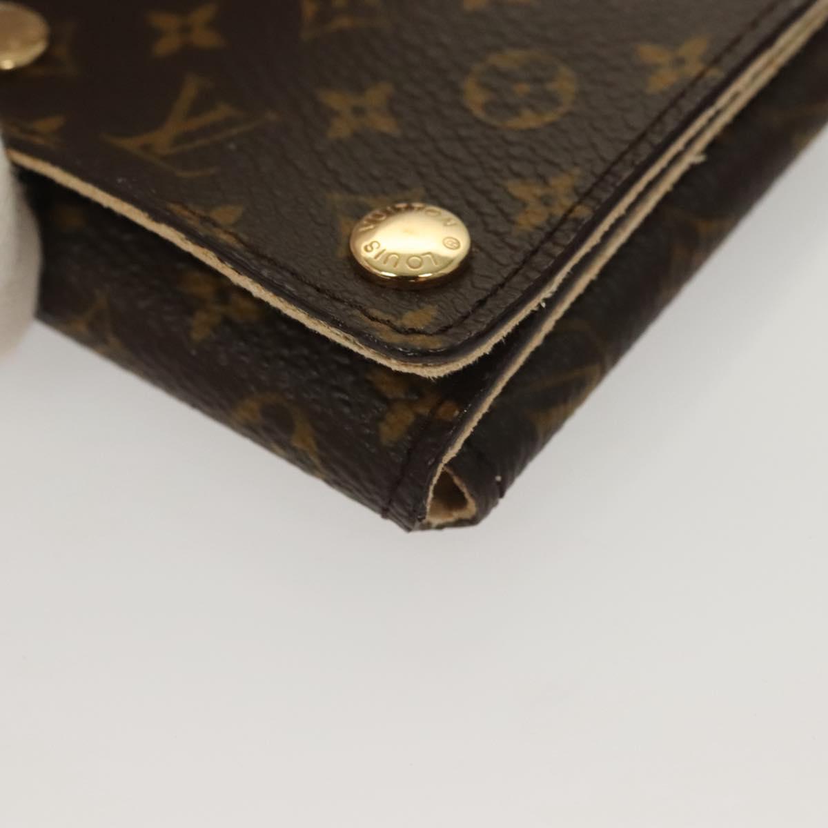 LOUIS VUITTON Monogram Jewelry case Jewelry Box LV Auth 128830