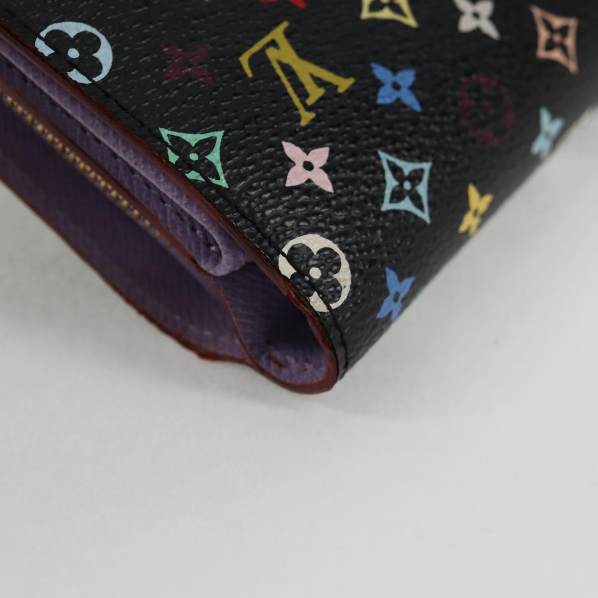LOUIS VUITTON Monogram Multicolor Portefeuille Joy Wallet M60282 LV Auth 128839V