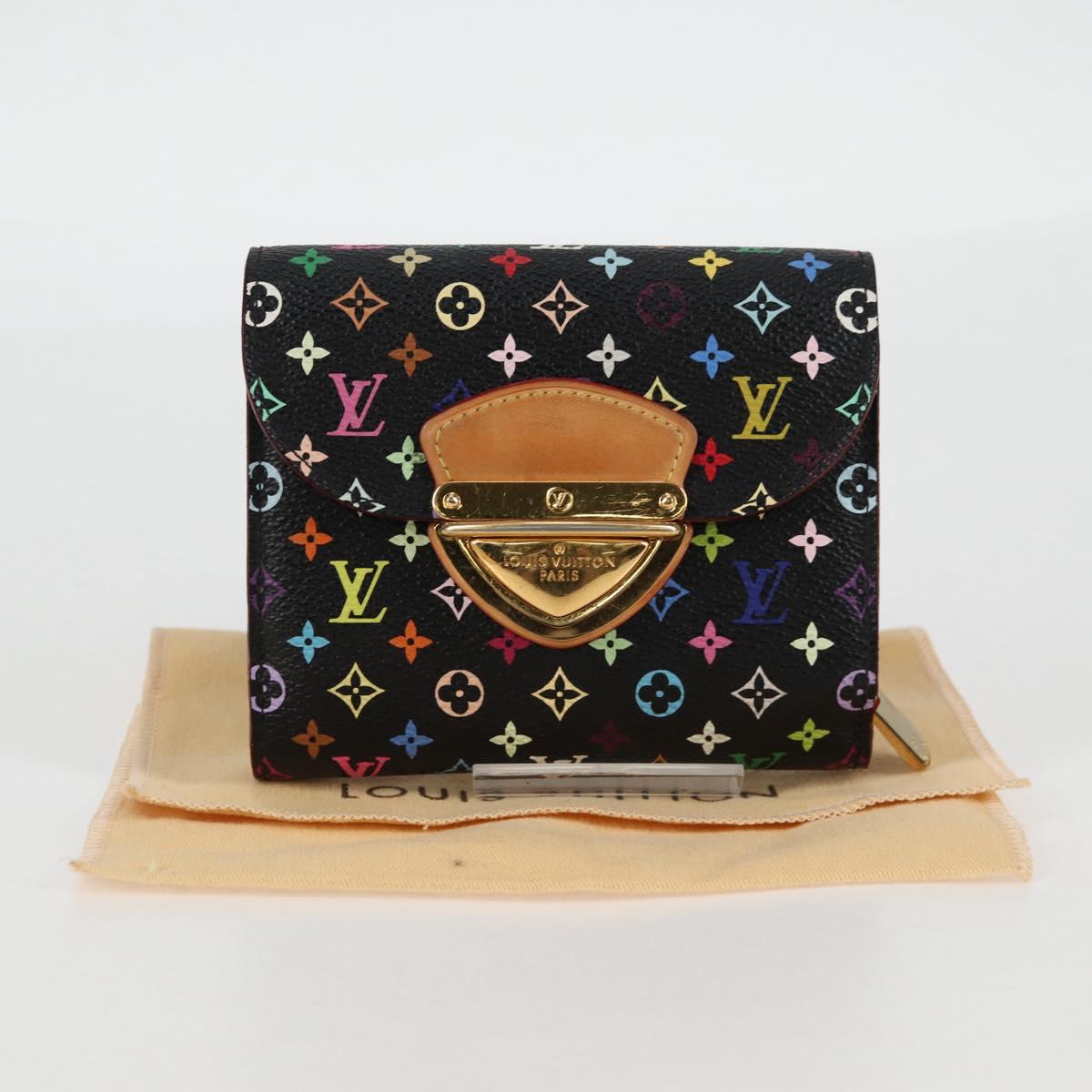LOUIS VUITTON Monogram Multicolor Portefeuille Joy Wallet M60282 LV Auth 128839V