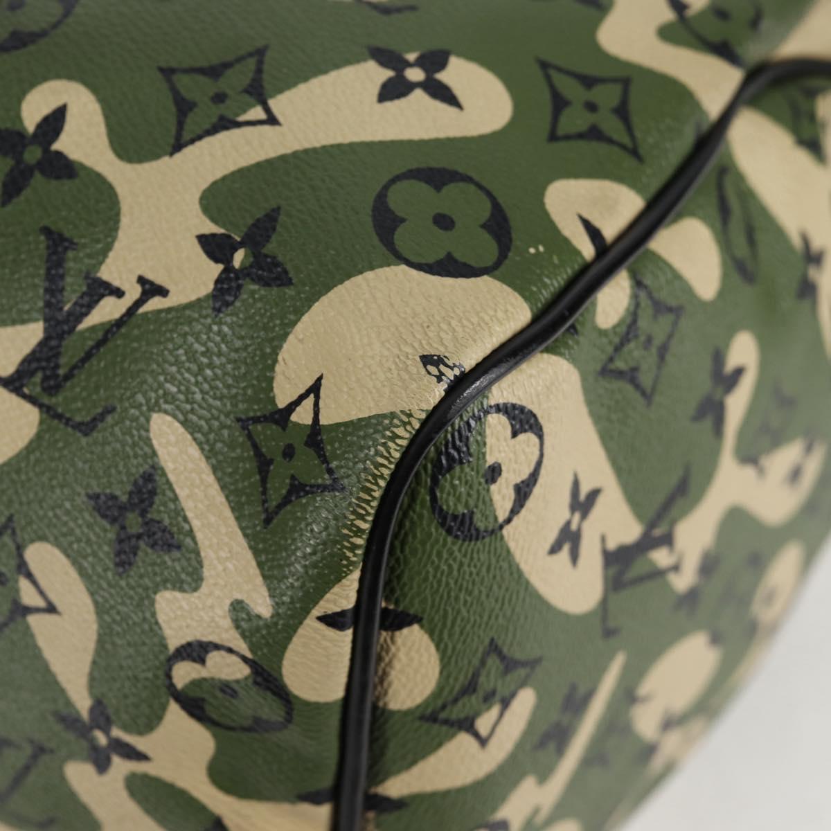 LOUIS VUITTON Monogram Camouflage Takashi Murakami Speedy 35 M95773 Auth 128855V
