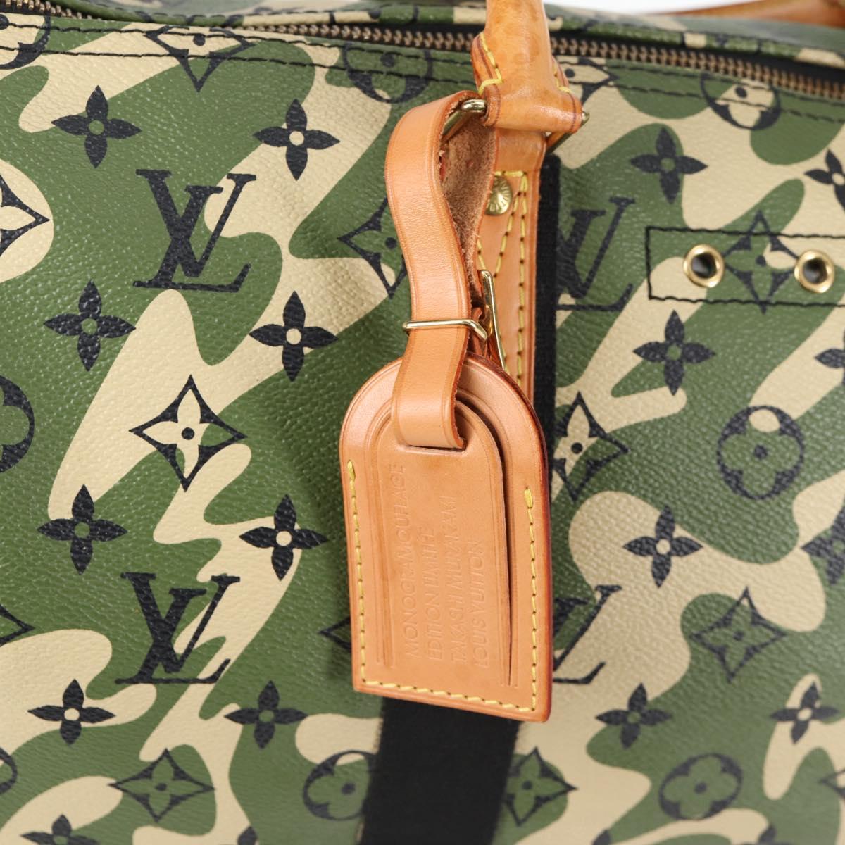 LOUIS VUITTON Monogram Camouflage Takashi Murakami Speedy 35 M95773 Auth 128855V