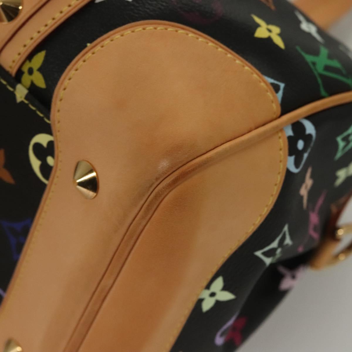 LOUIS VUITTON Monogram Multicolor Courtney MM Bag 2way Black M45642 Auth 128857
