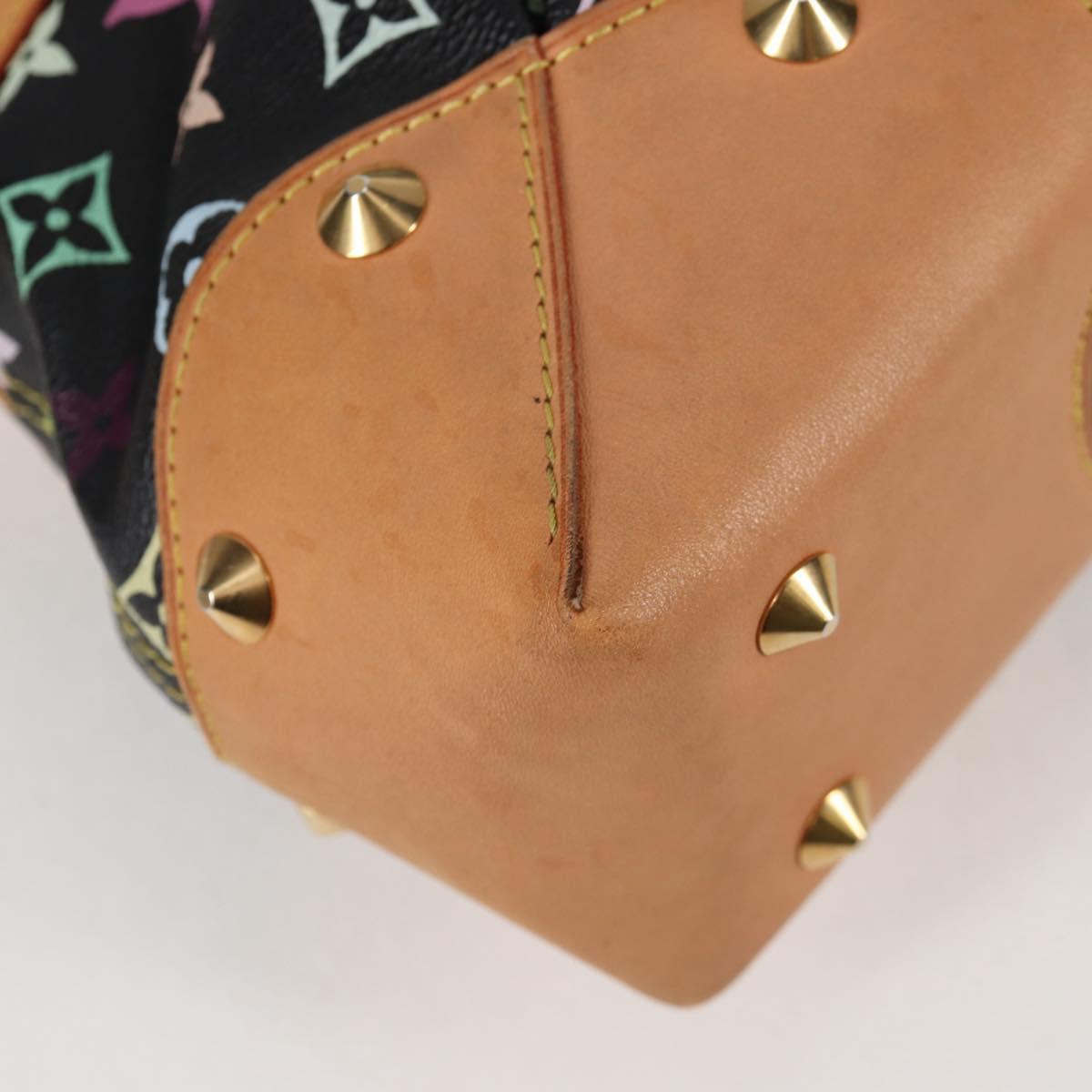 LOUIS VUITTON Monogram Multicolor Judy MM Bag 2Way Black M40256 LV Auth 128862V