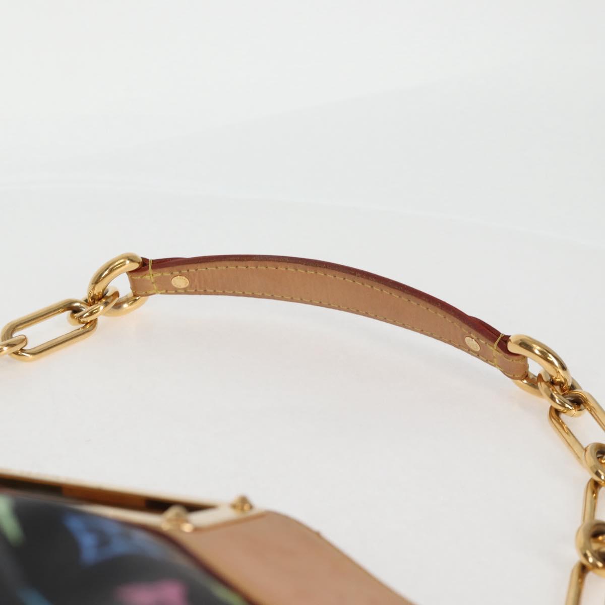 LOUIS VUITTON Monogram Multicolor Judy MM Bag 2Way Black M40256 LV Auth 128862V