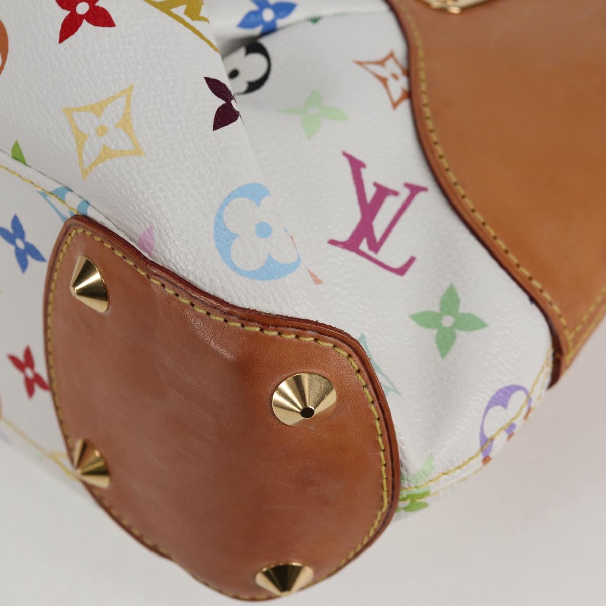LOUIS VUITTON Monogram Multicolor Judy PM Shoulder Bag White M40257 Auth 128867V