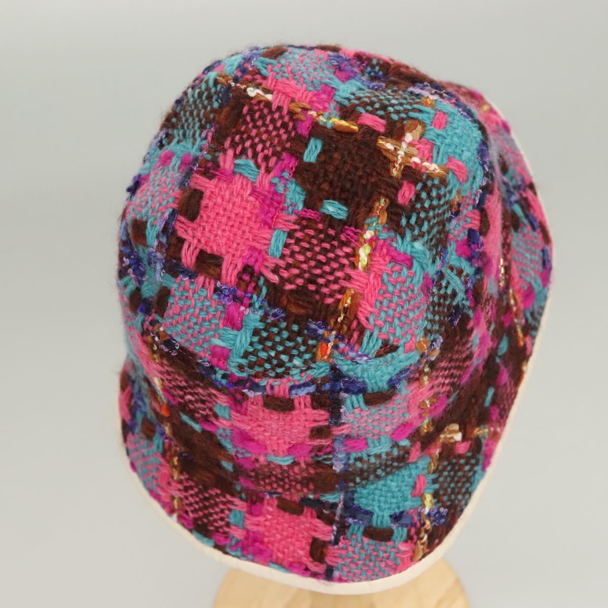 GUCCI GG Marmont Bucket Hat L Pink 728469 Auth 128886
