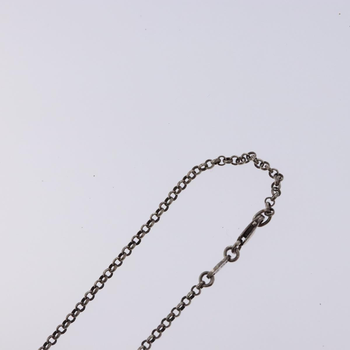 Chrome Hearts Roll Chain Necklace Ag925 Silver Auth 128896M