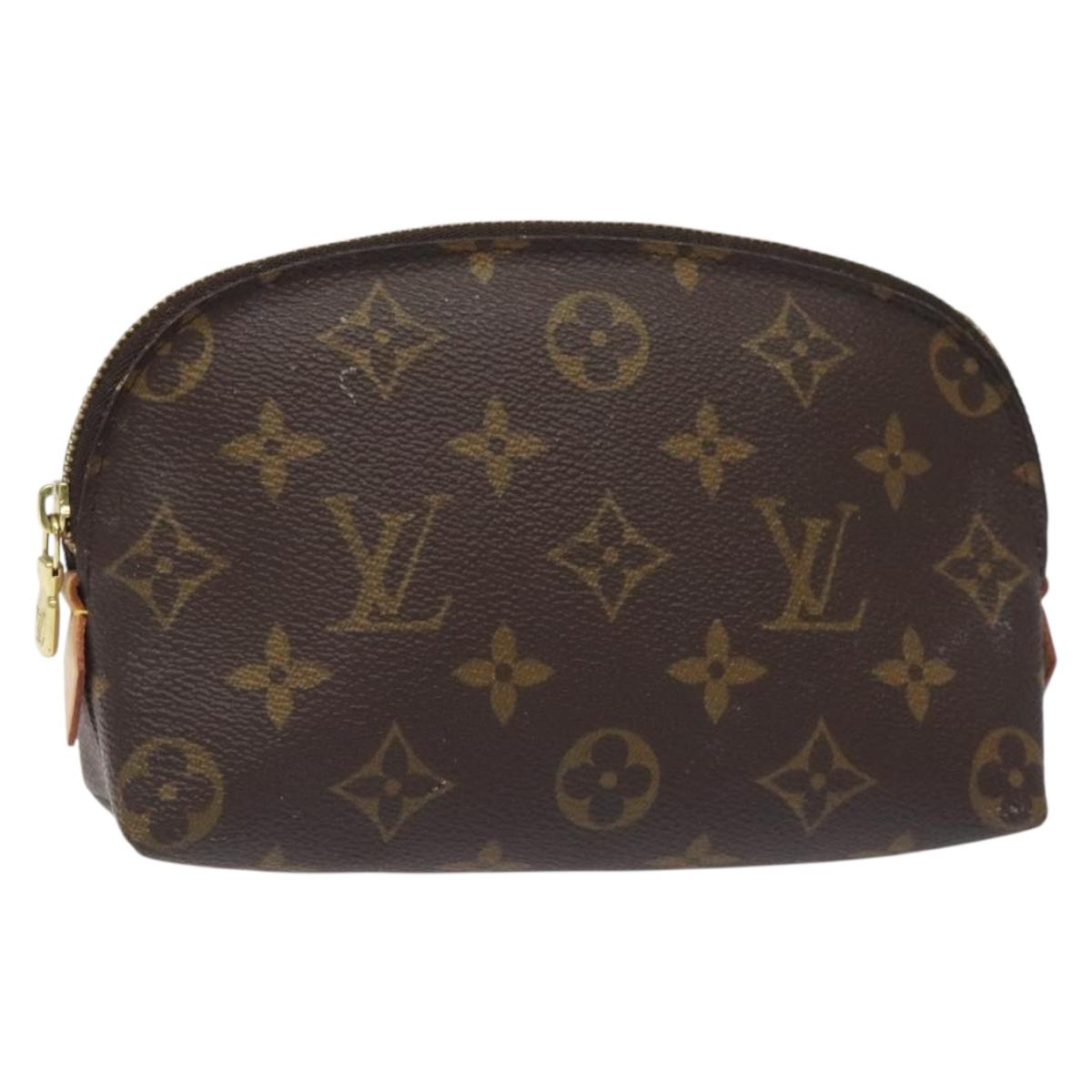 LOUIS VUITTON Monogram Pochette Cosmetic PM Pouch M43998 LV Auth 128903