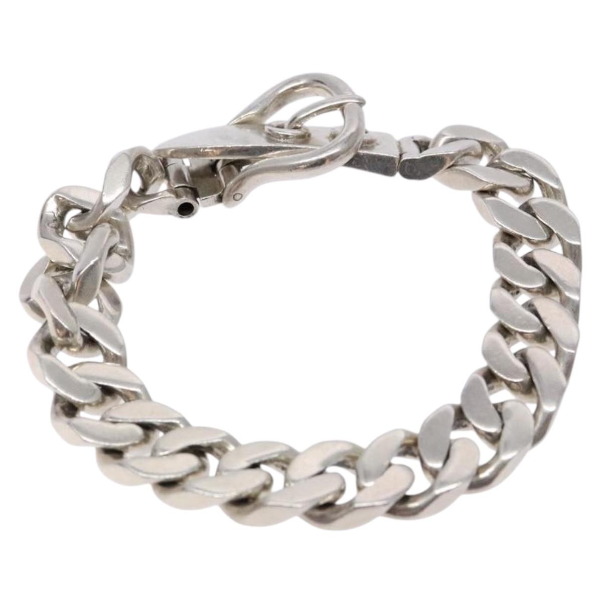 HERMES Boulevard MM Bracelet Ag925 Silver Auth 128907SM
