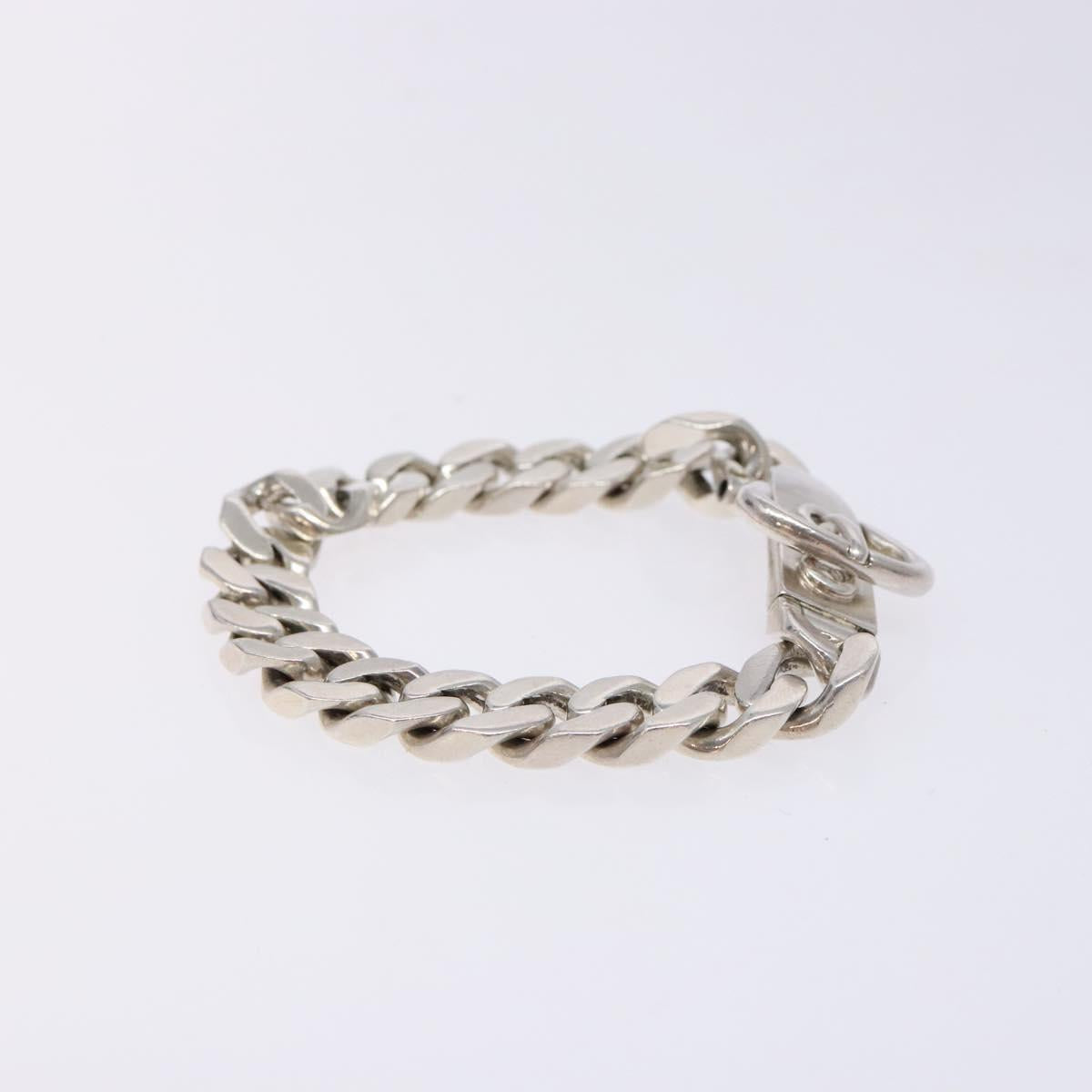 HERMES Boulevard MM Bracelet Ag925 Silver Auth 128907SM