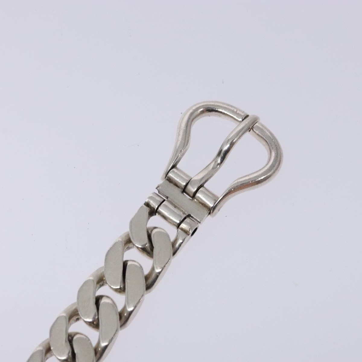HERMES Boulevard MM Bracelet Ag925 Silver Auth 128907SM