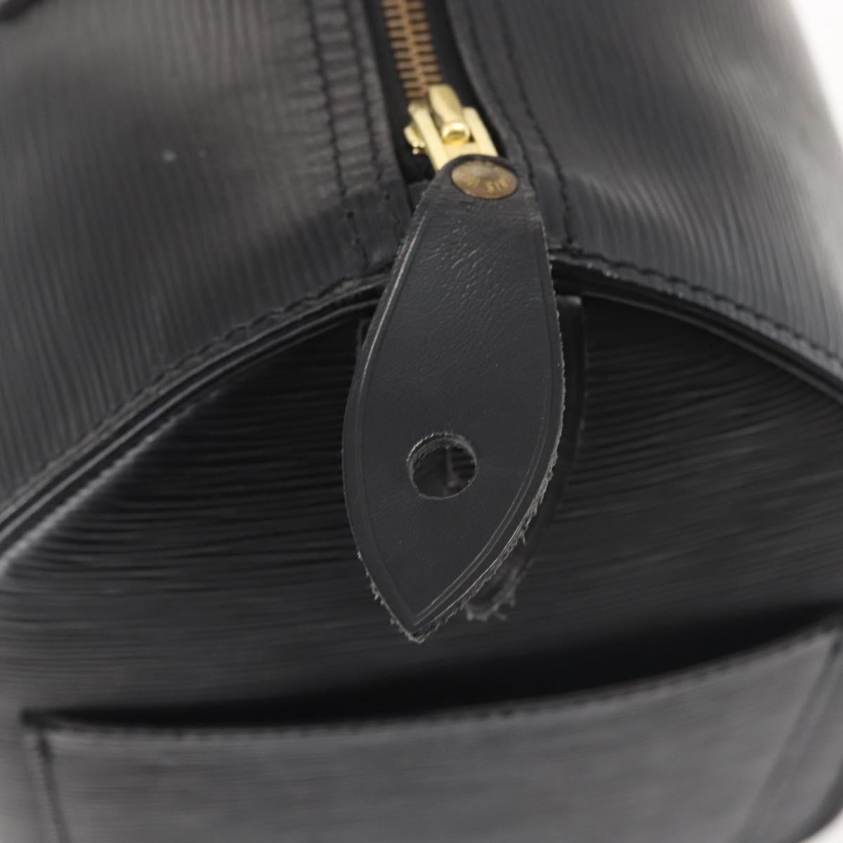 LOUIS VUITTON Epi Speedy 30 Hand Bag Noir Black M43002 LV Auth 128913