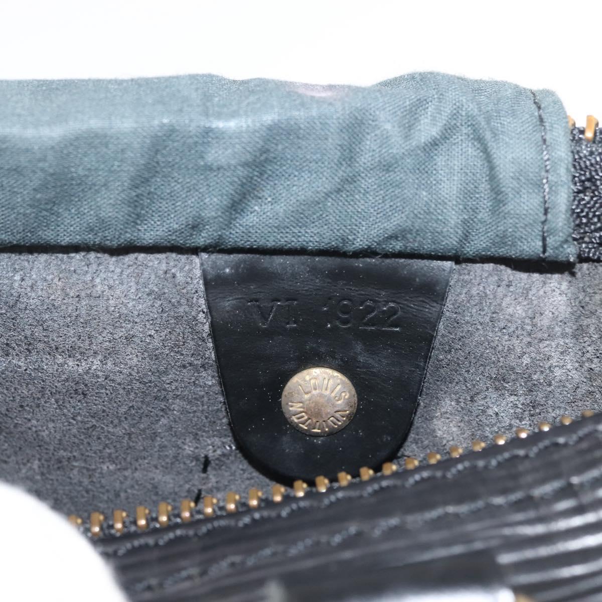 LOUIS VUITTON Epi Speedy 30 Hand Bag Noir Black M43002 LV Auth 128913