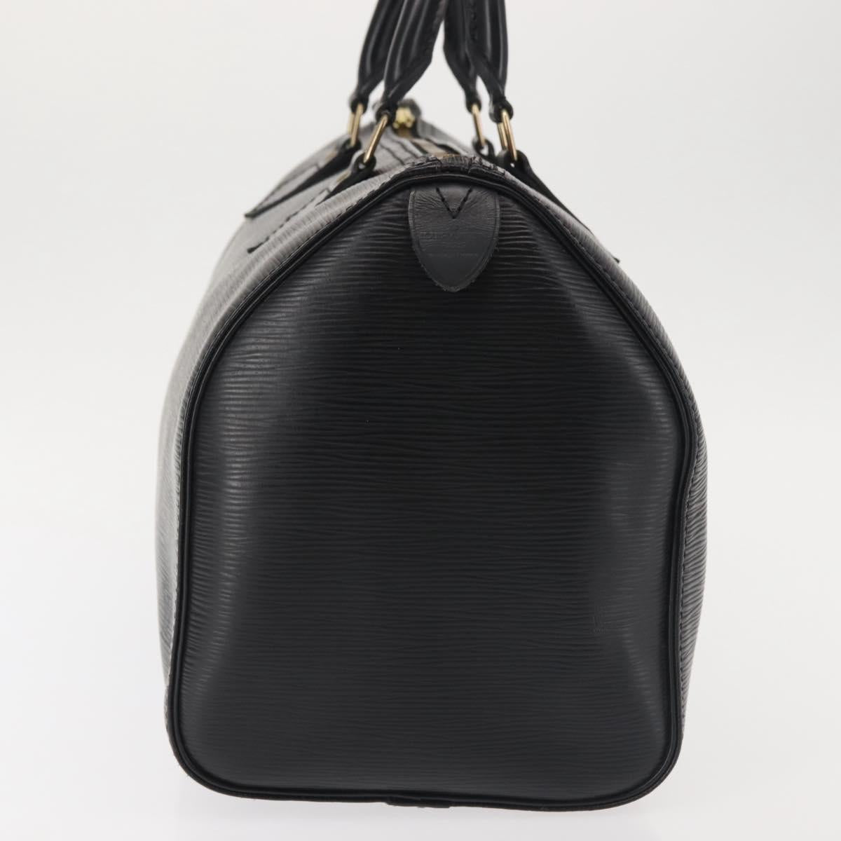 LOUIS VUITTON Epi Speedy 30 Hand Bag Noir Black M43002 LV Auth 128913