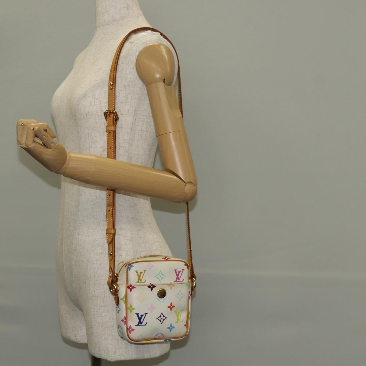 LOUIS VUITTON Monogram Multicolor Lift Shoulder Bag White M40055 LV Auth 128929V