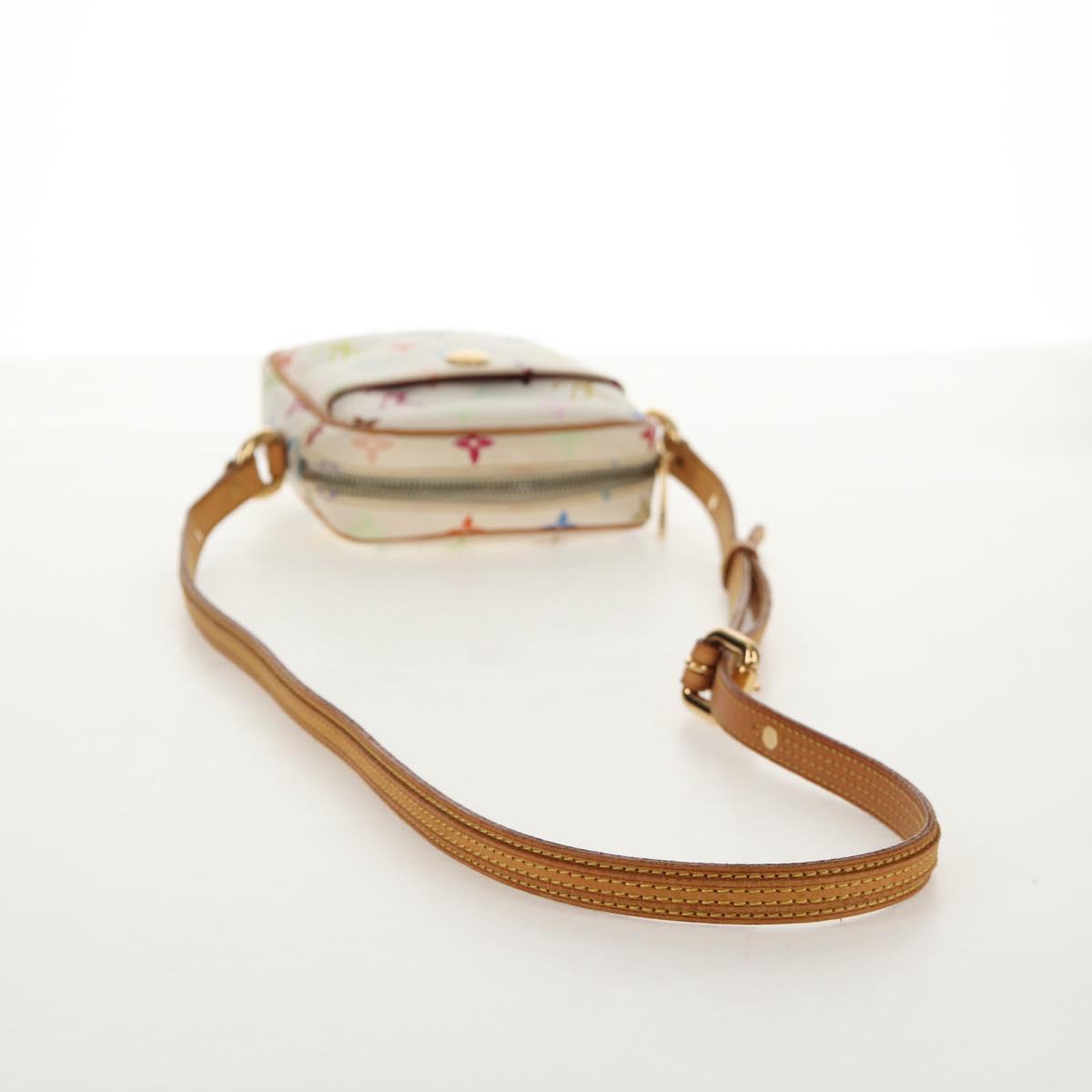 LOUIS VUITTON Monogram Multicolor Lift Shoulder Bag White M40055 LV Auth 128929V